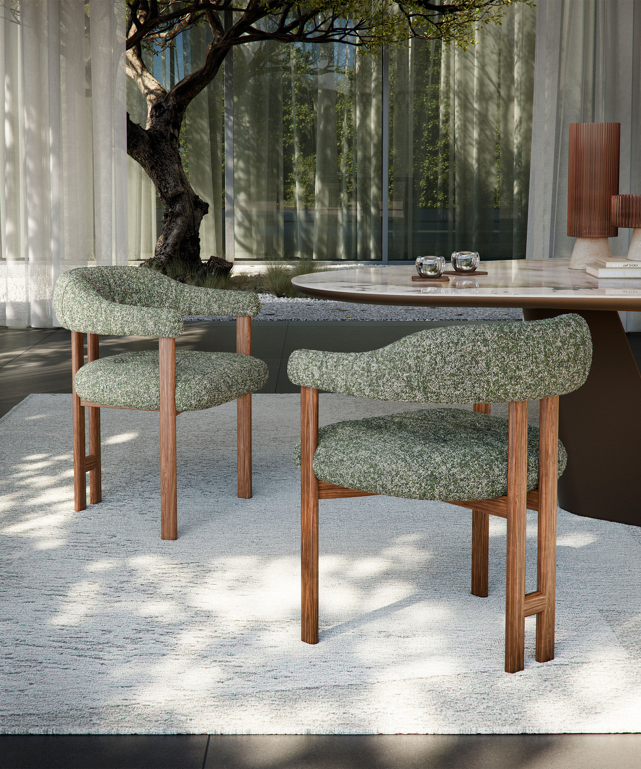 Cattelan Italia Greta Wood Chair with Arms, view 2