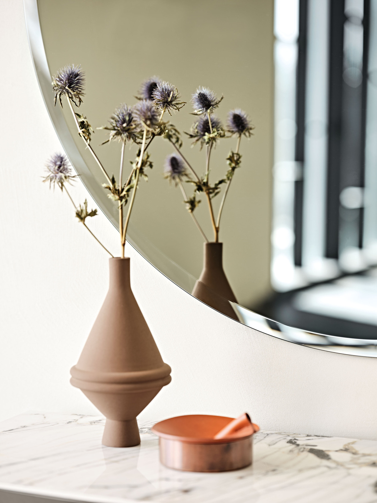 Cattelan Italia Hawaii Round Mirror, view 3