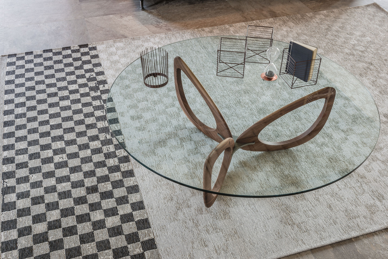 Cattelan Italia Helix Glass Coffee Table, view 2