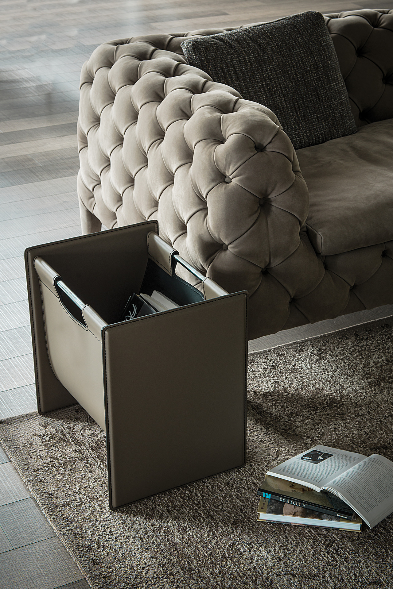 Cattelan Italia Jerry Magazine Rack, view 3
