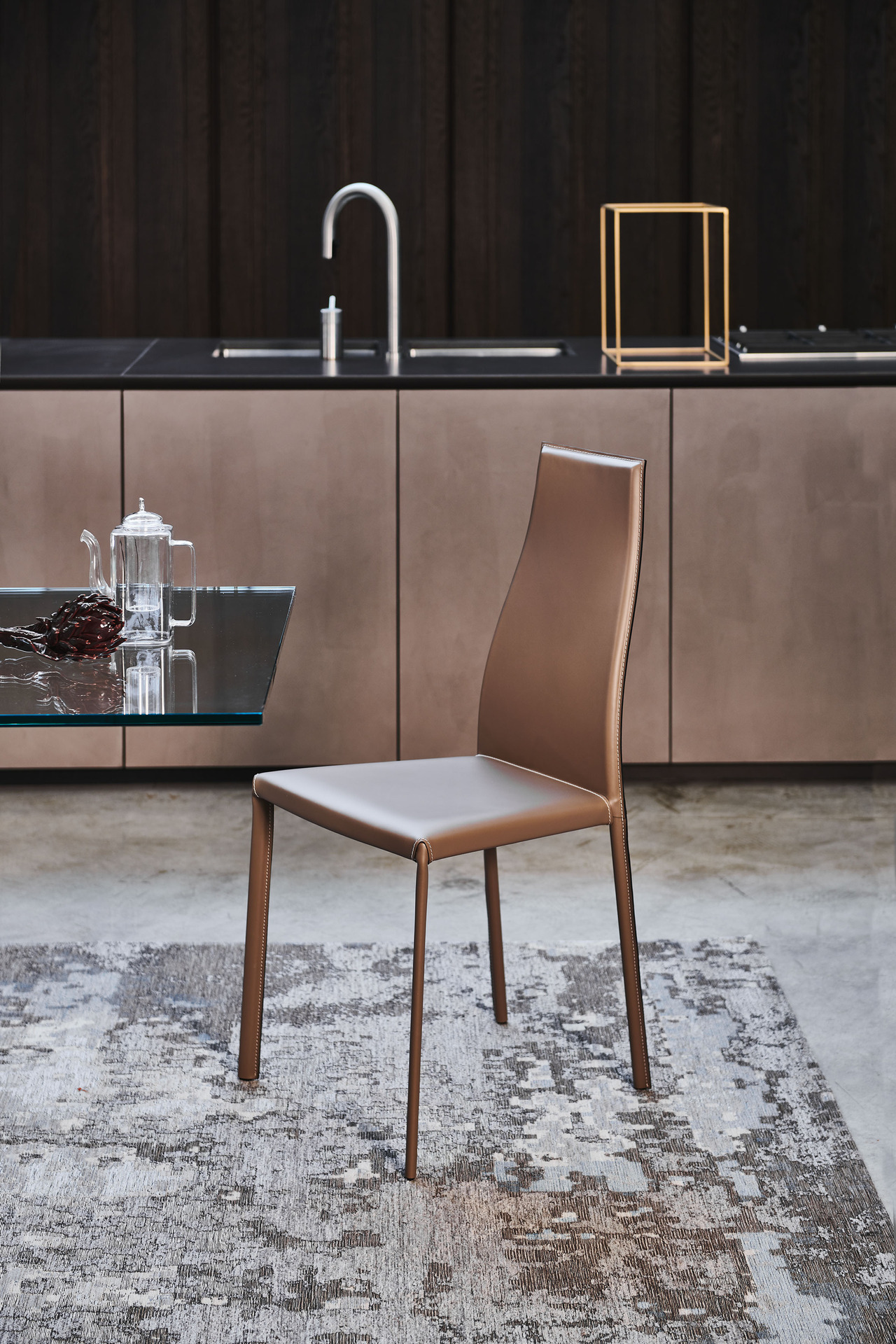 Cattelan Italia Kaori Leather Chair