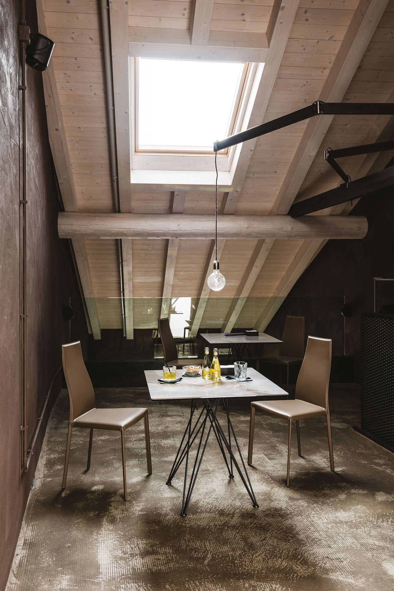 Cattelan Italia Kaori Leather Chair, view 3