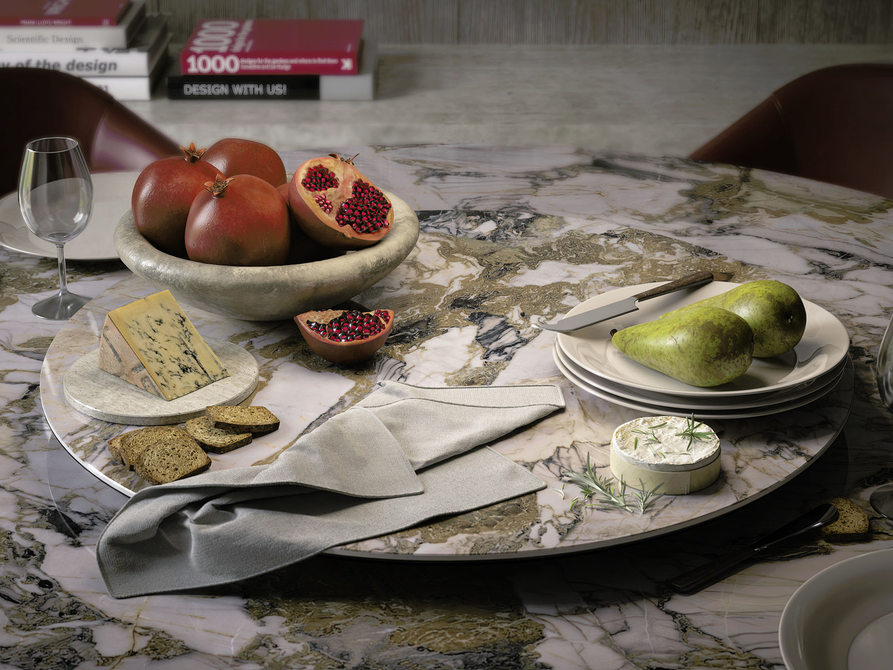 Cattelan Italia Lazy Susan Tray, view 2