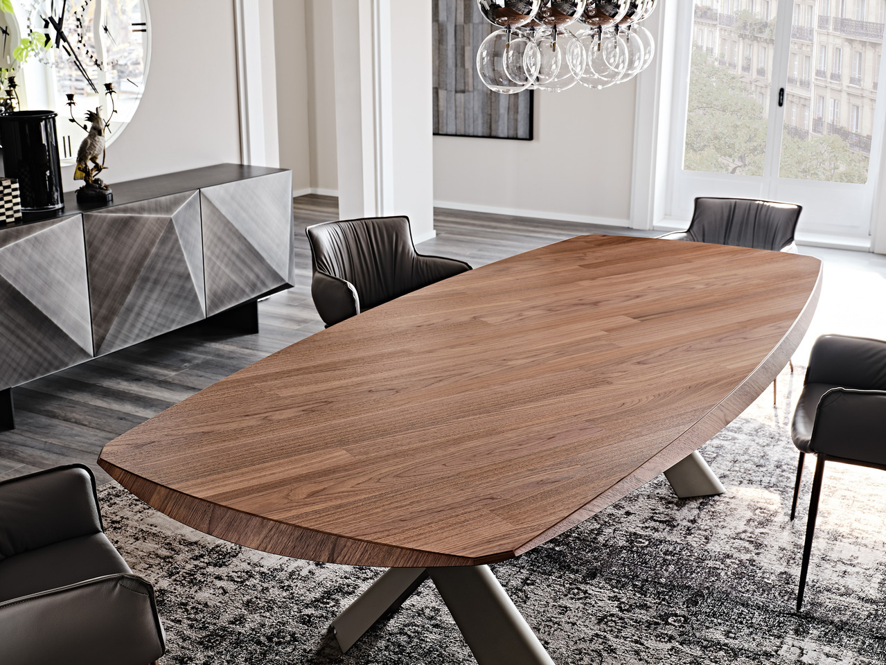Cattelan Italia Mad Max Wood Table, view 4