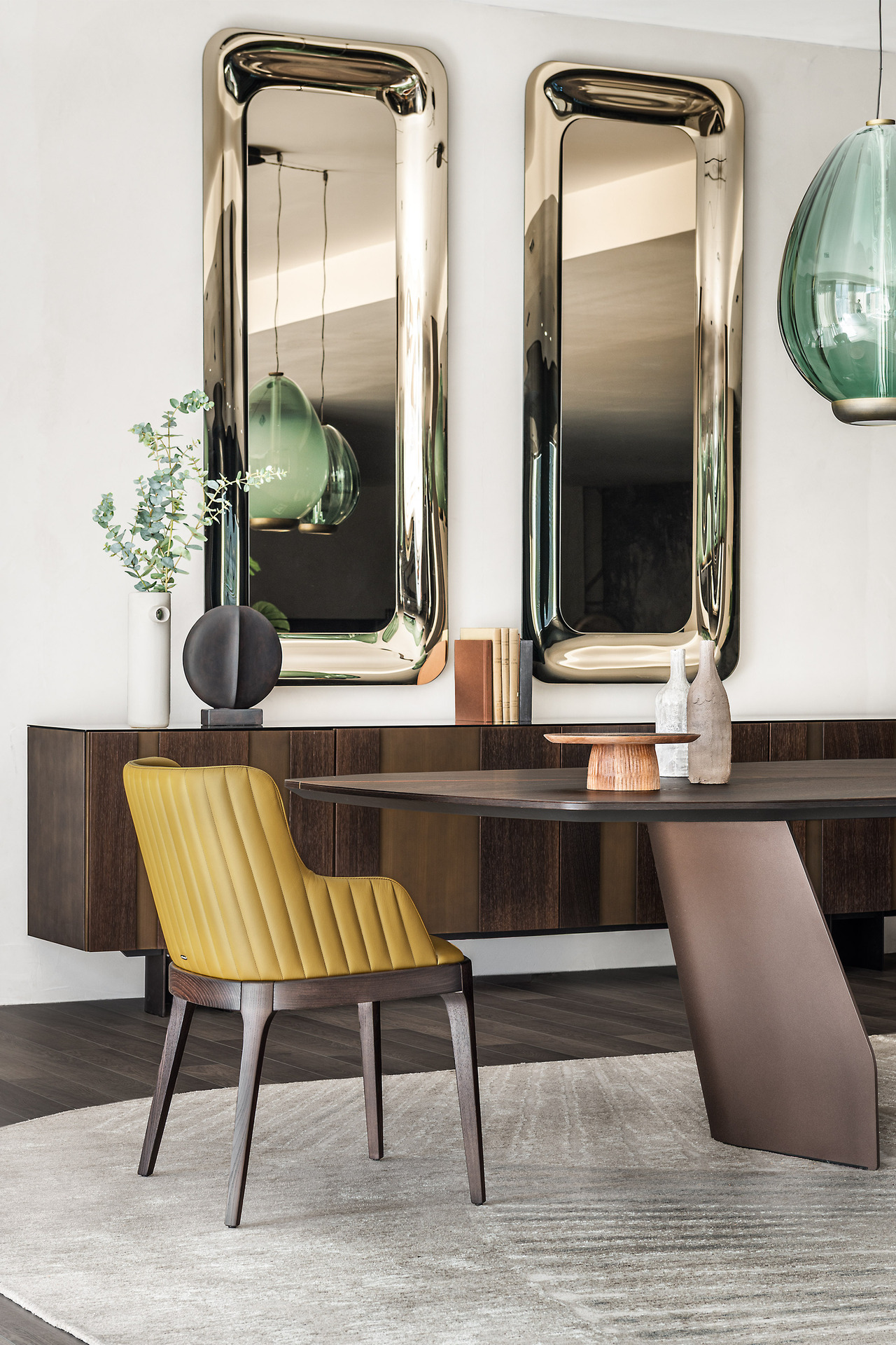 Cattelan Italia Magda Barré Dining Chair with Arms, view 2