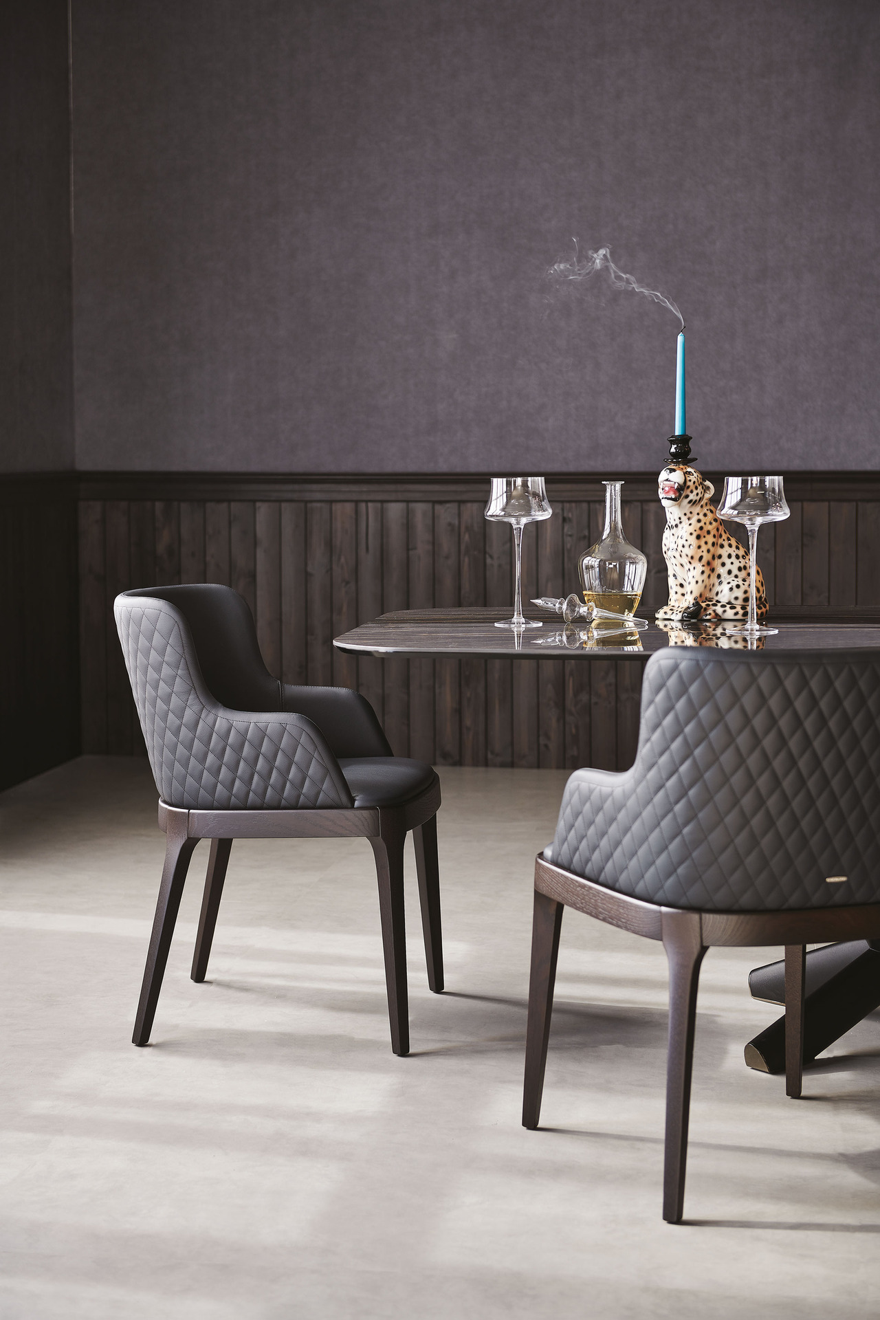 Cattelan Italia Magda Couture Chair with Arms