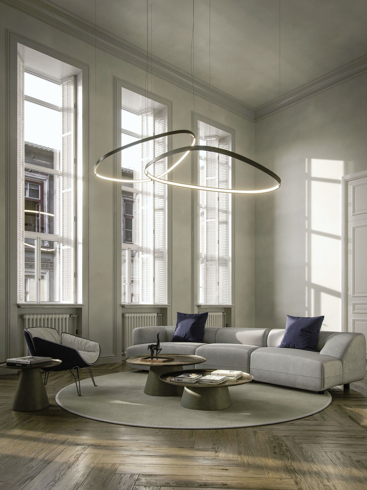 Cattelan Italia Magellano Magnum Ceiling Light, view 2