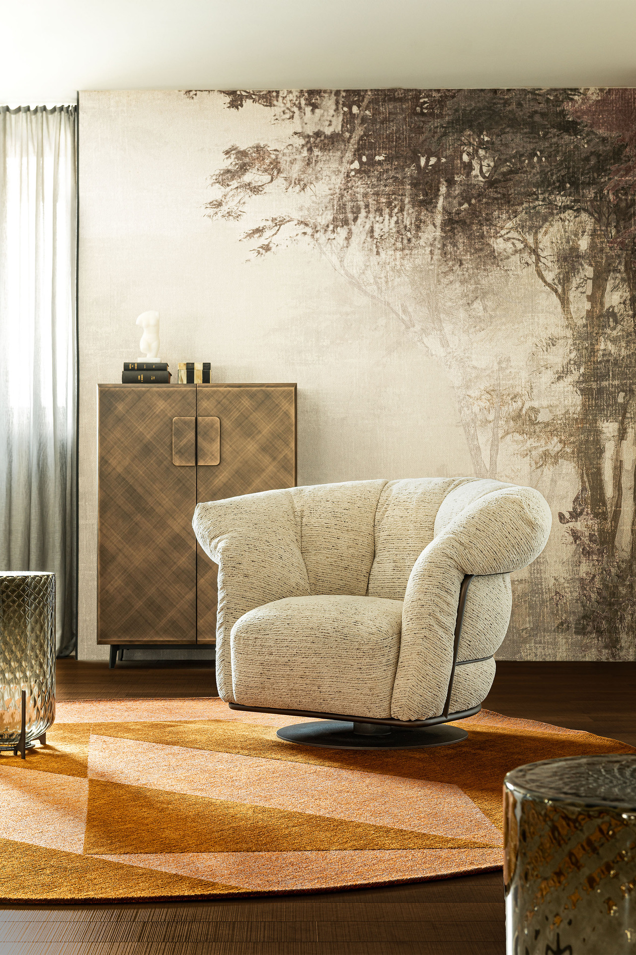 Cattelan Italia Margaret Turn Armchair, view 2