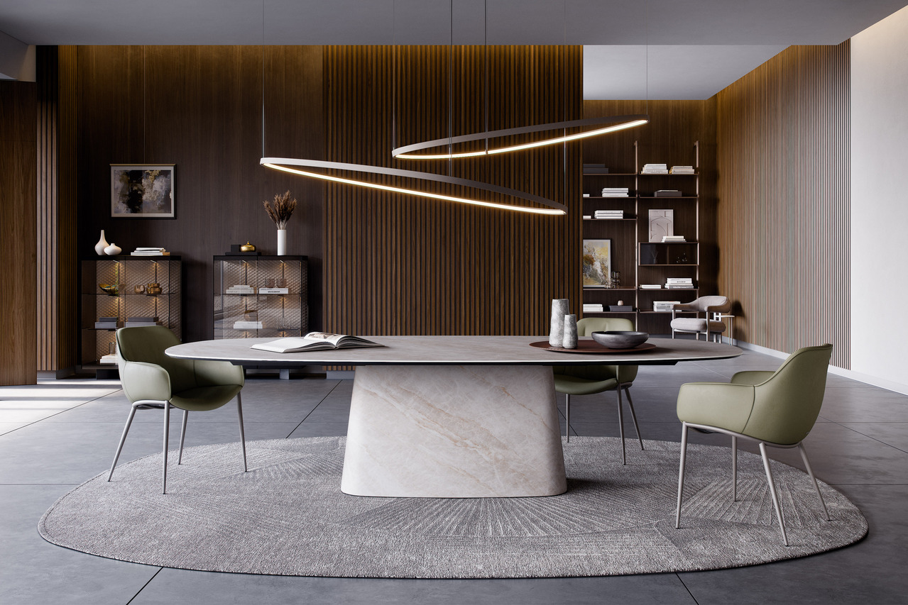 Cattelan Italia Napoleon Keramik Table, view 2
