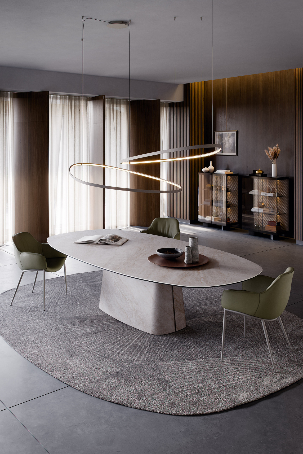 Cattelan Italia Napoleon Keramik Table, view 3