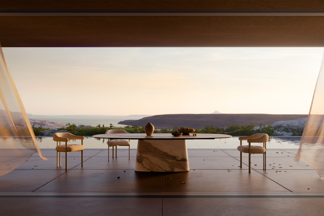 Cattelan Italia Napoleon Keramik Outdoor Table, view 3