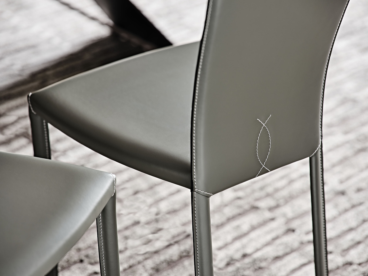Cattelan Italia Nina Leather Chair, view 2