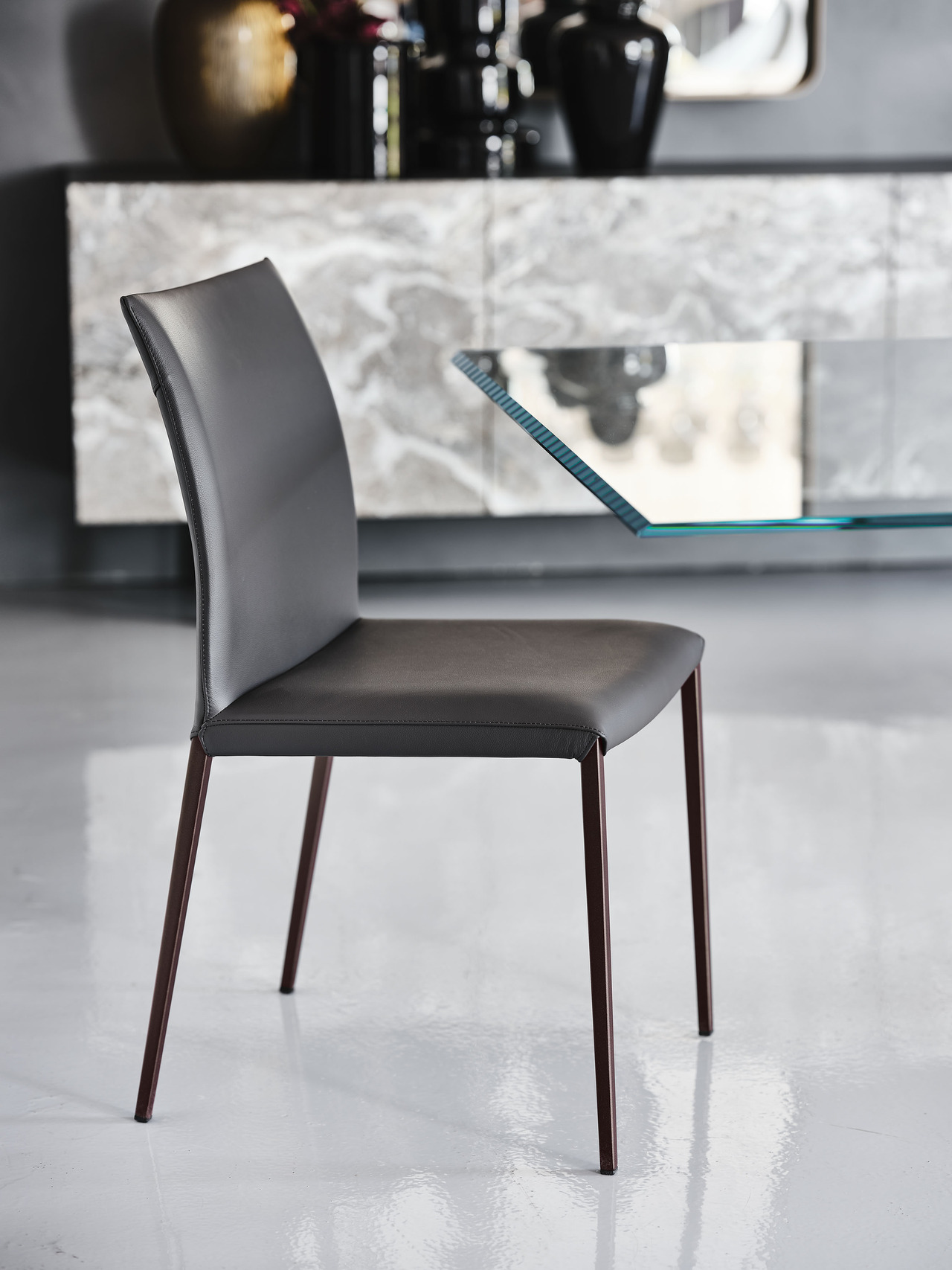 Cattelan Italia Norma ML Chair with Armrests, view 2