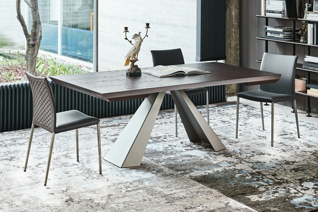 Cattelan Italia Norma ML Couture Chair with Armrests