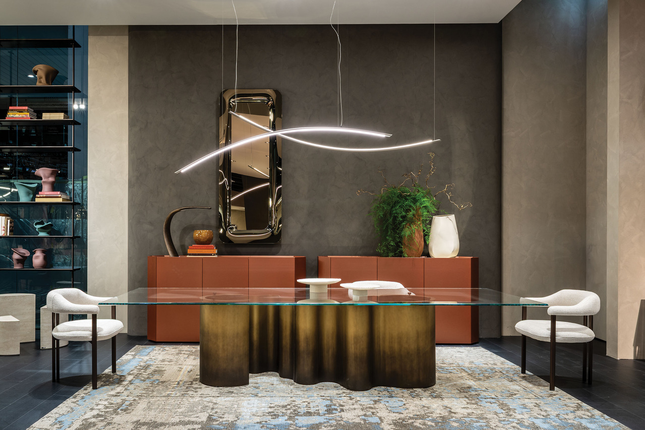 Cattelan Italia Papel 3.5 Glass Table, view 2