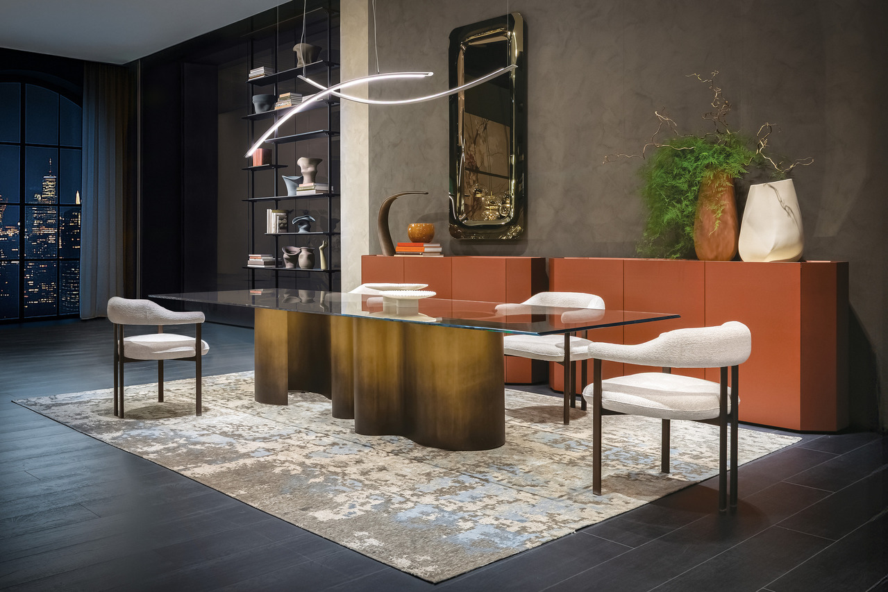 Cattelan Italia Papel 3.5 Glass Table, view 3