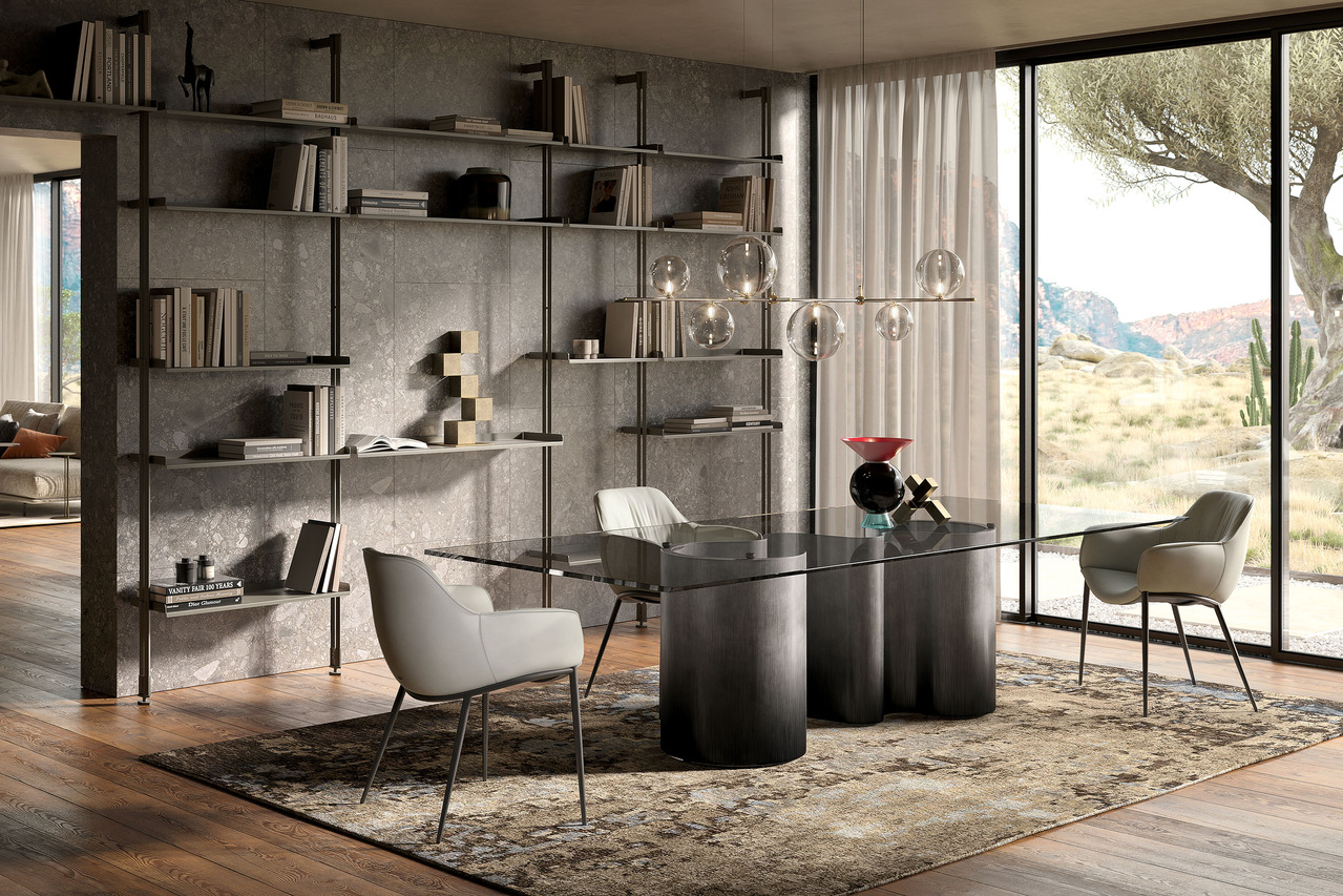 Cattelan Italia Papel Glass Table, view 2