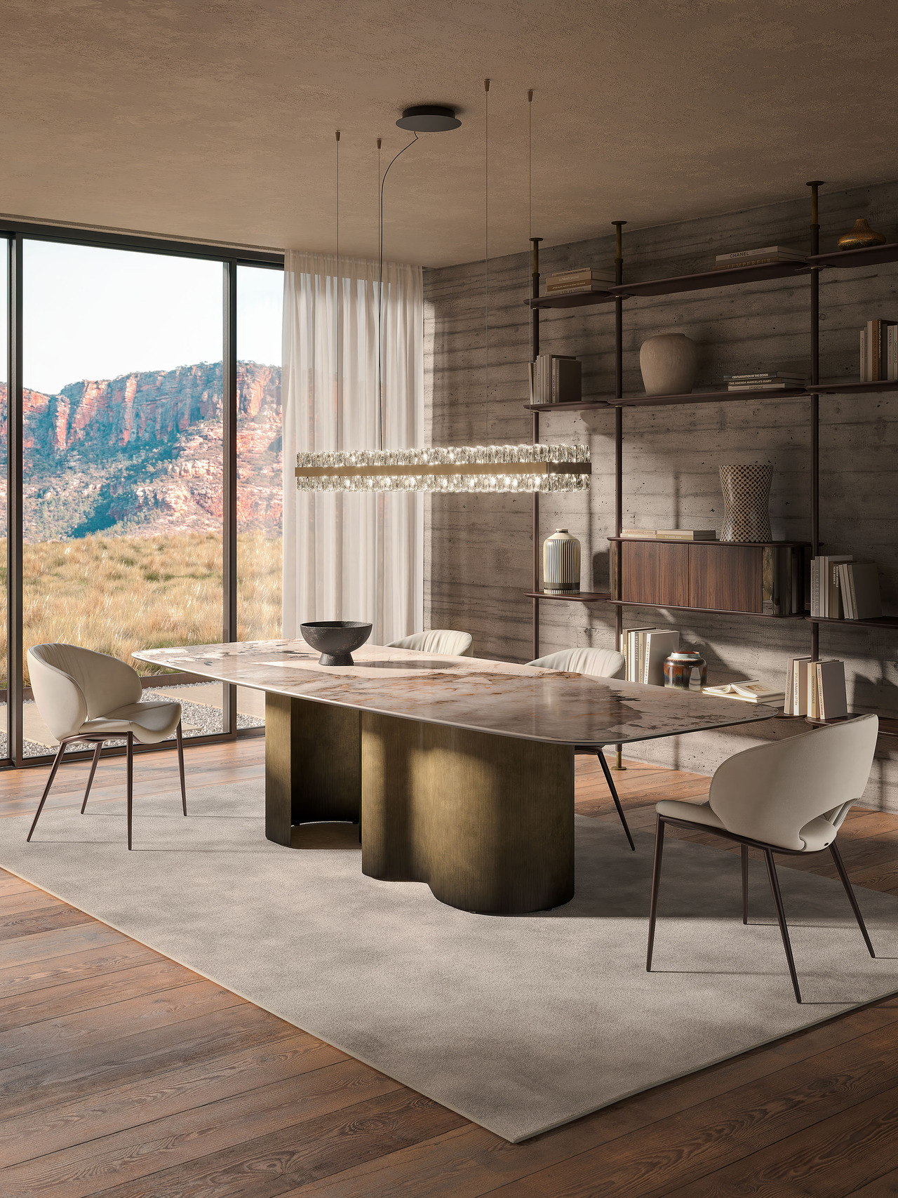 Cattelan Italia Papel Keramik Table, view 3