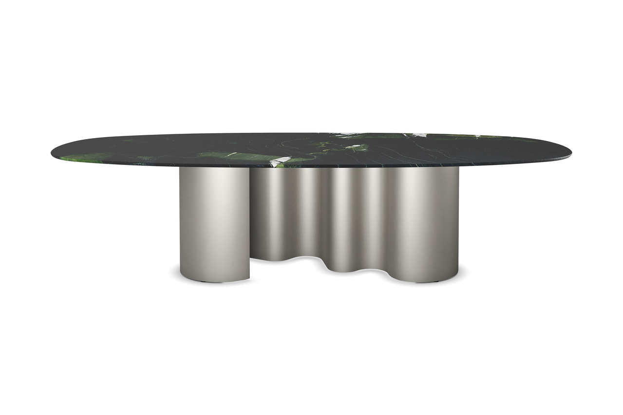 Cattelan Italia Papel Marble Dining Table, view 3