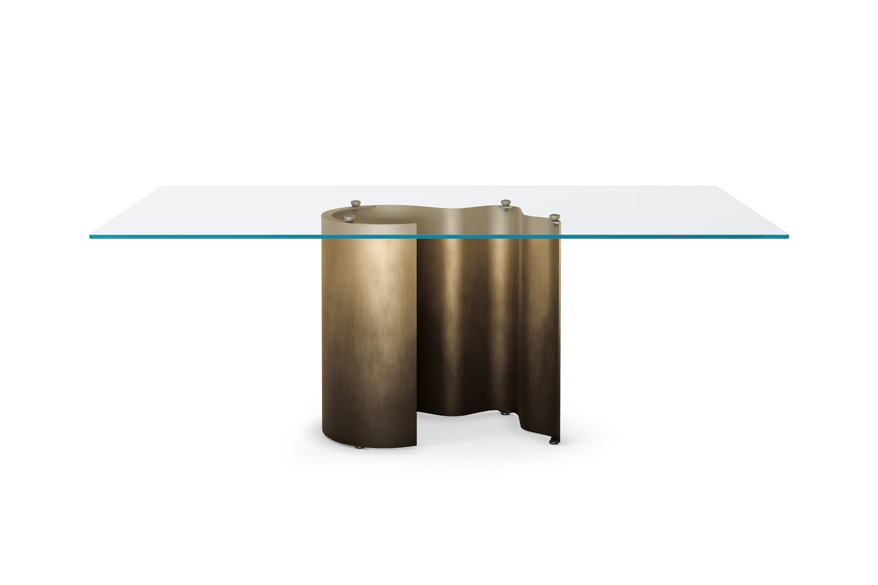 Cattelan Italia Papelito Glass Dining Table