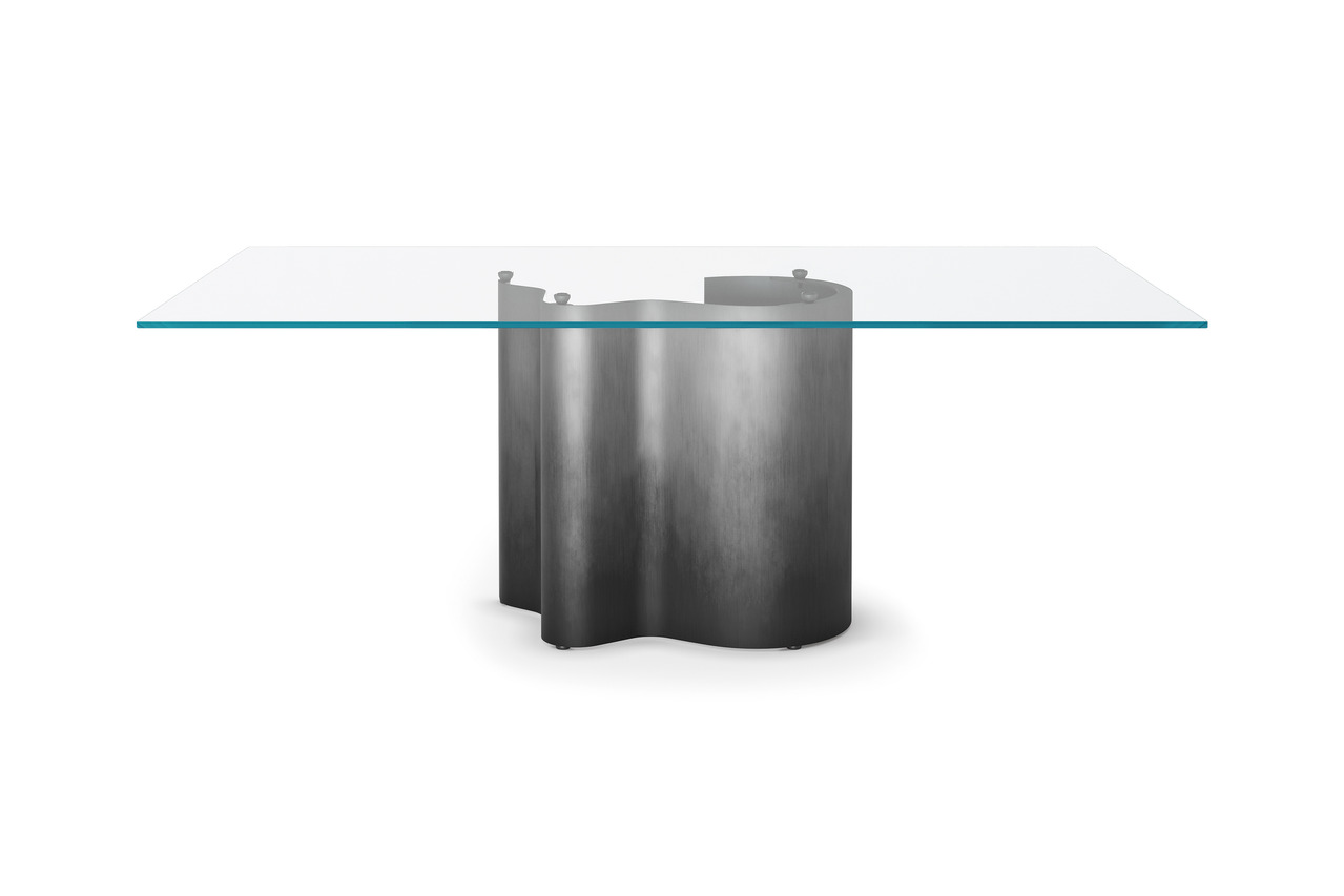 Cattelan Italia Papelito Glass Dining Table, view 3