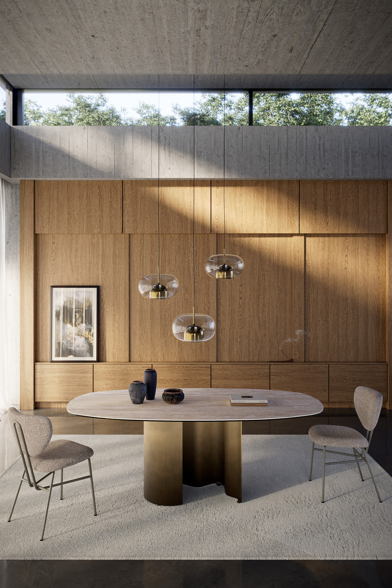 Cattelan Italia Papelito Keramik Dining Table, view 2