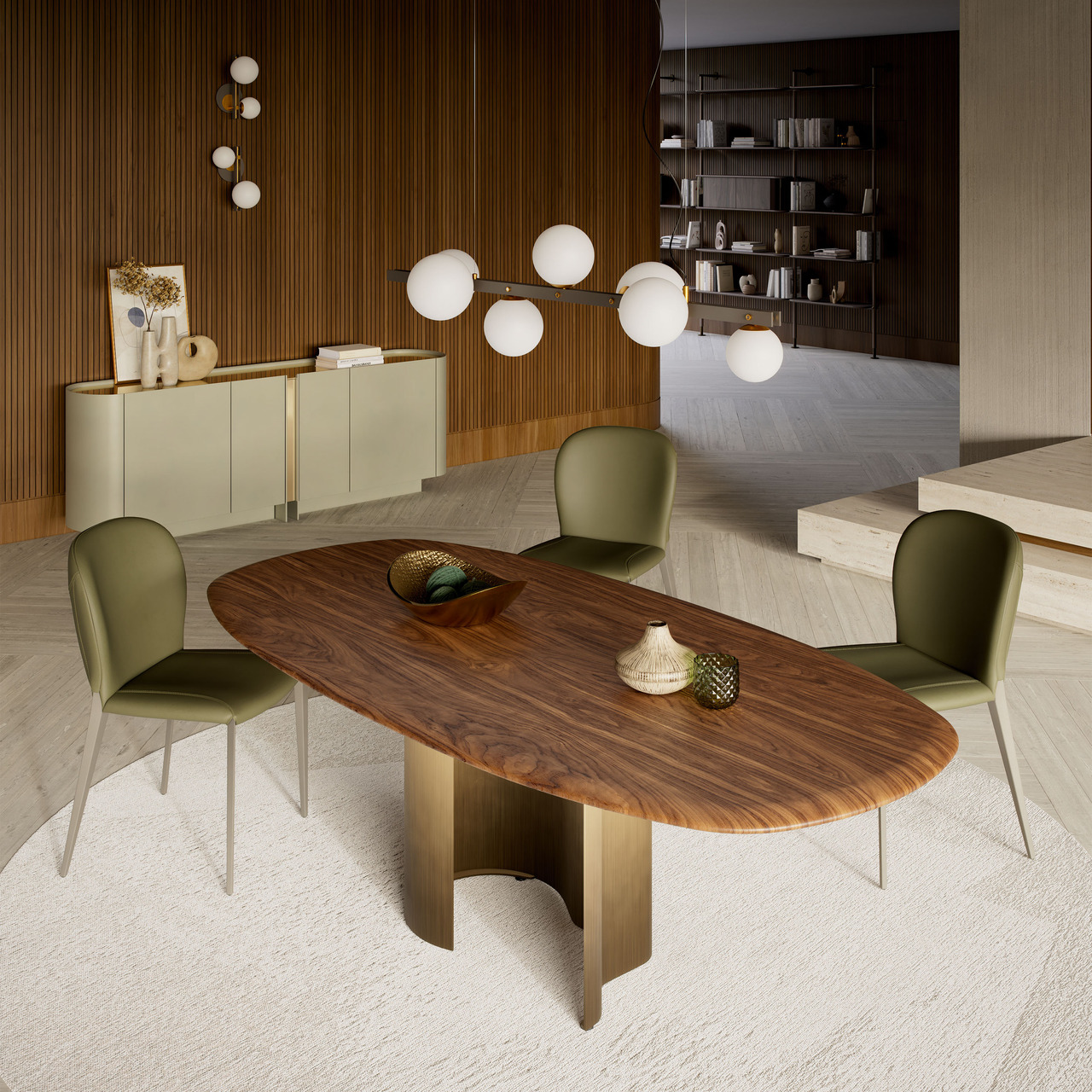 Cattelan Italia Papelito Wood Table, view 3