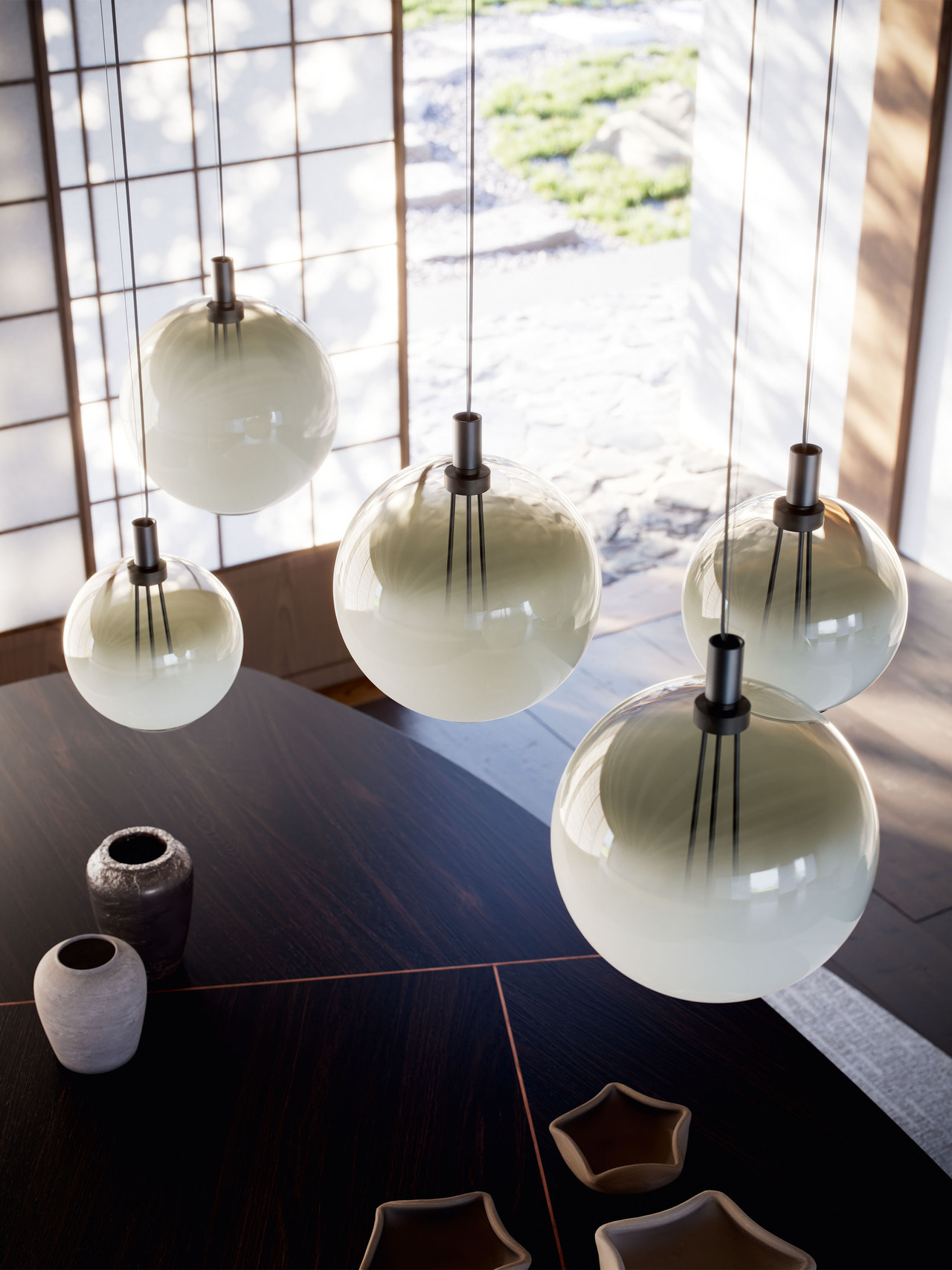 Cattelan Italia Paris Ceiling Light, view 3