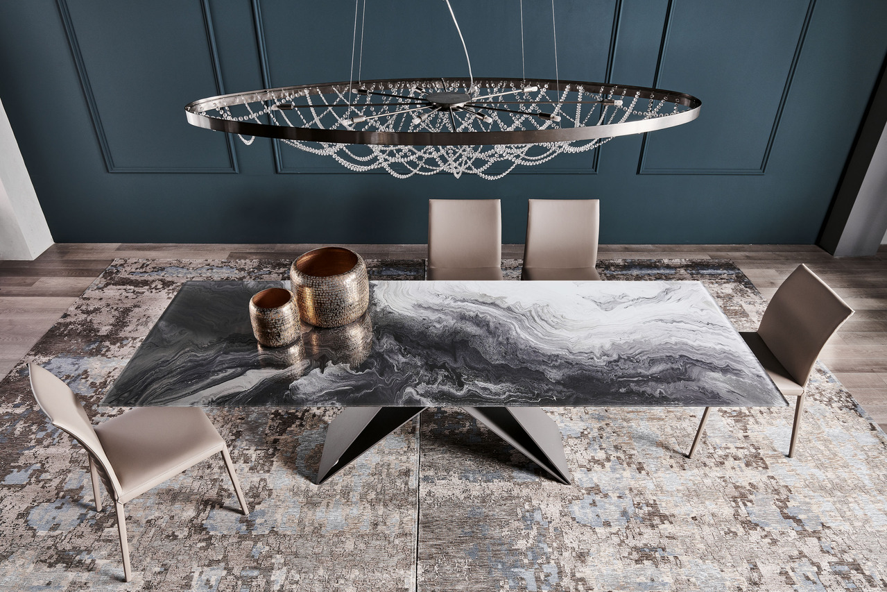 Cattelan Italia Premier Crystalart Table, view 2