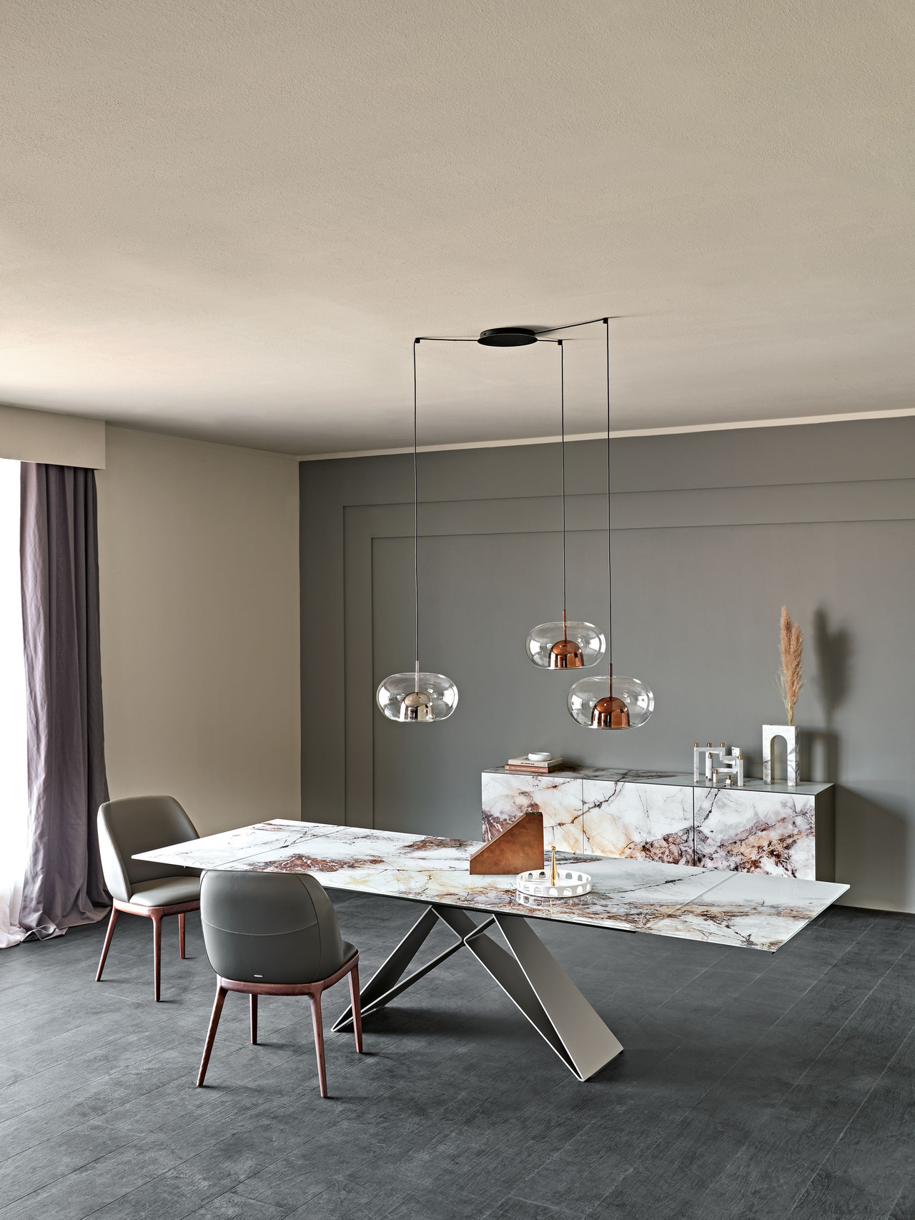 Cattelan Italia Premier Crystalart Drive Extendable Table, view 3