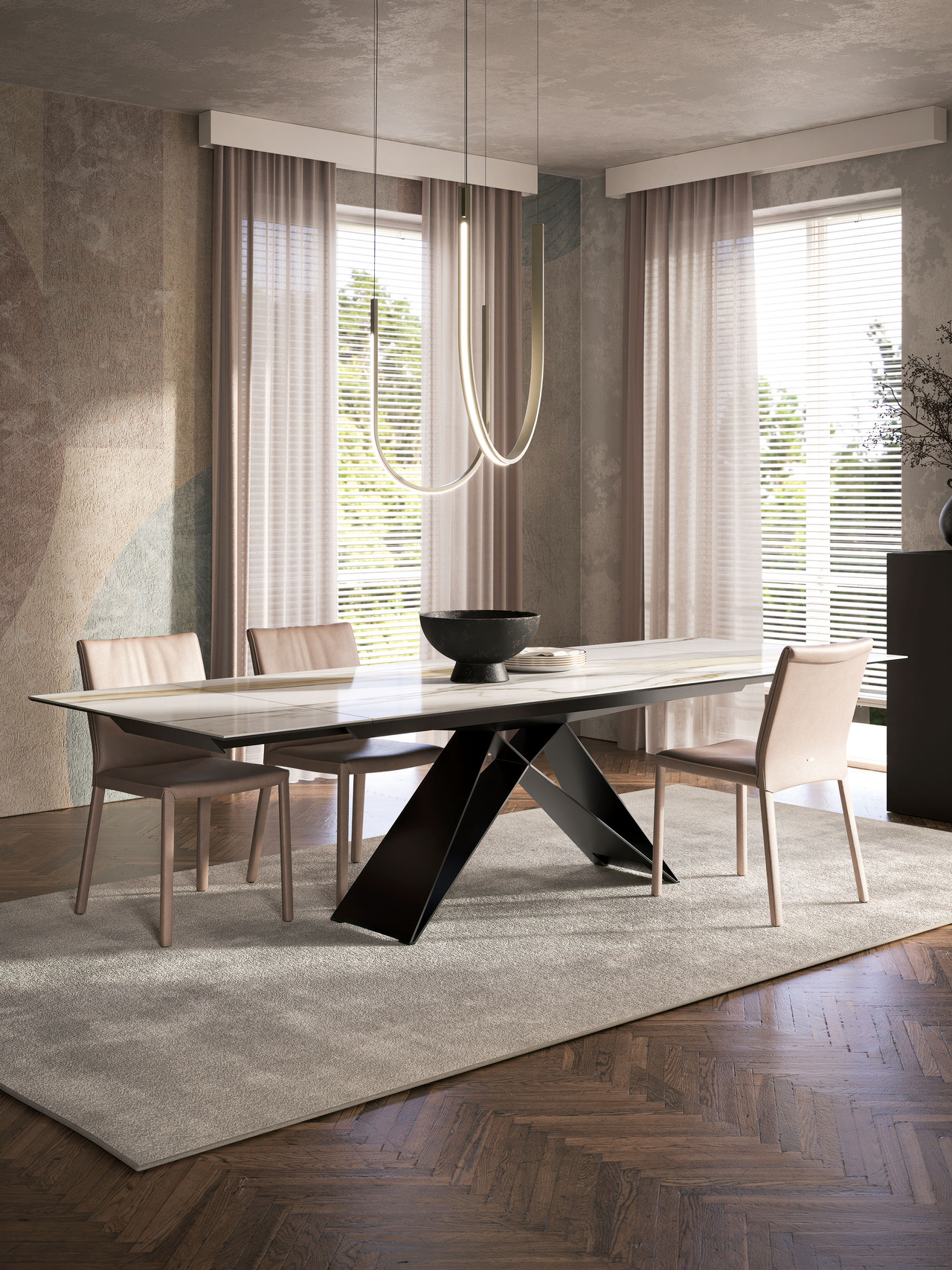 Cattelan Italia Premier Keramik Drive Extending Table, view 2