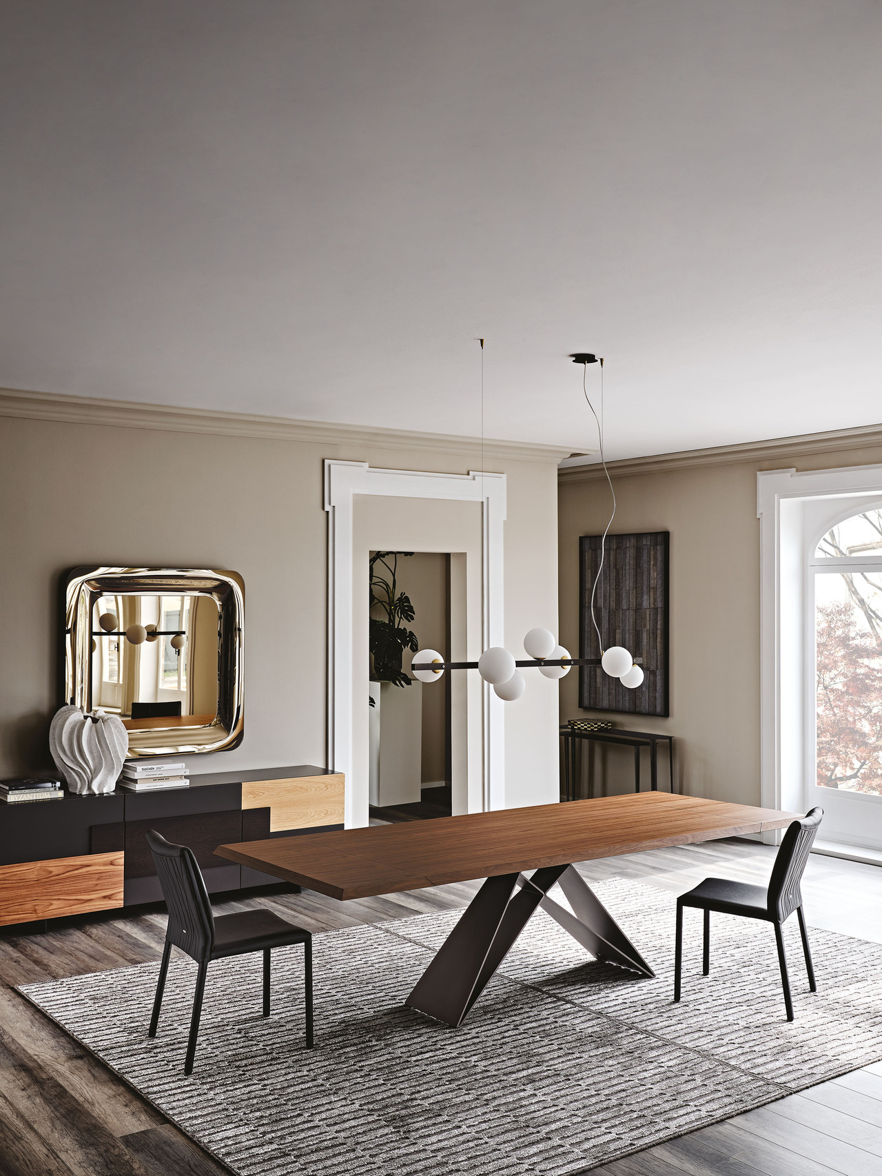 Cattelan Italia Premier Wood Drive Extending Table, view 4