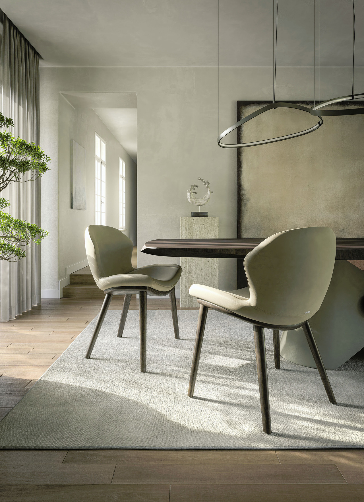 Cattelan Italia Rachel Wood Chair, view 2