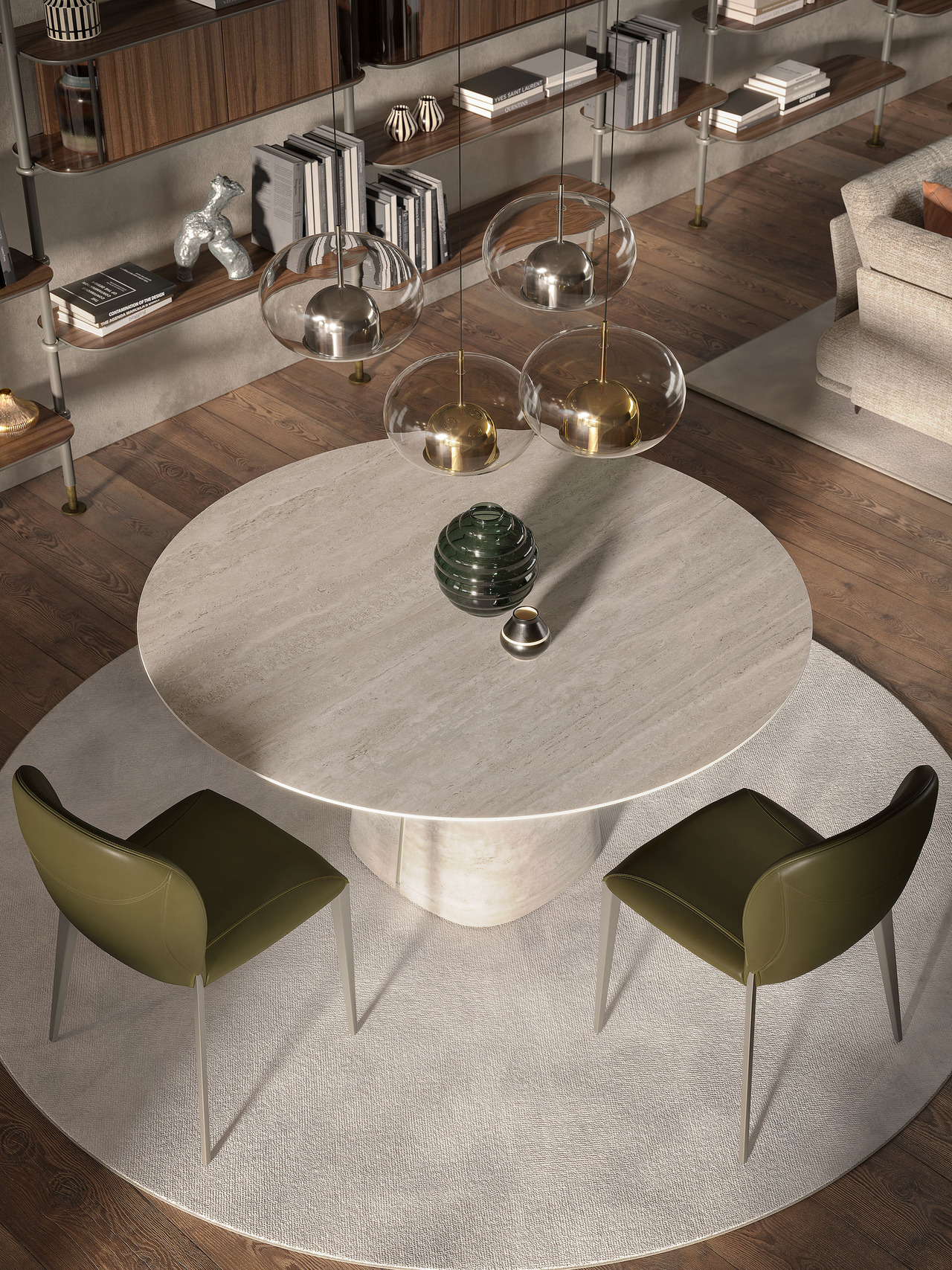 Cattelan Italia Rado Keramik Round Table, view 3