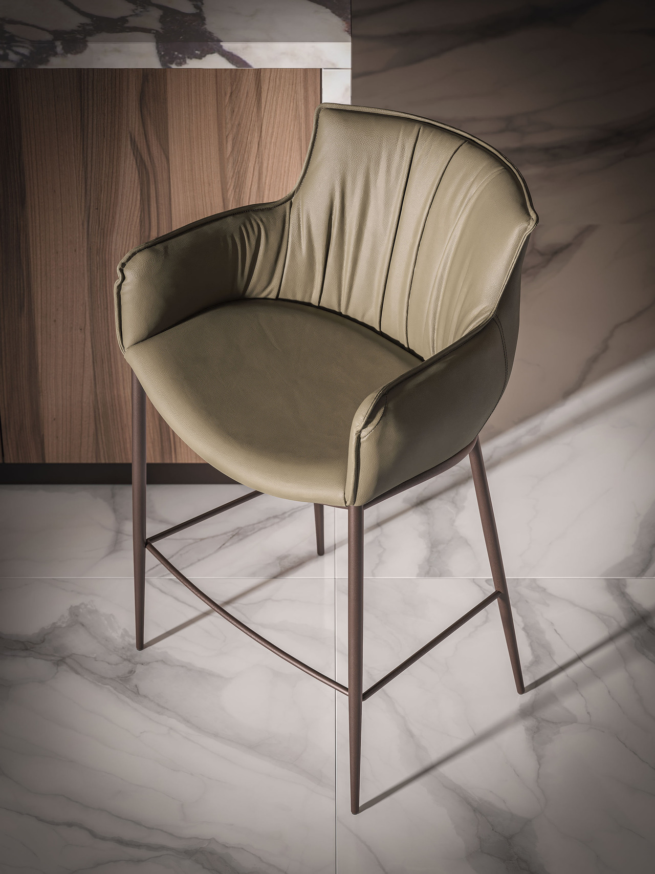Cattelan Italia Rhonda Bar Stool, view 3