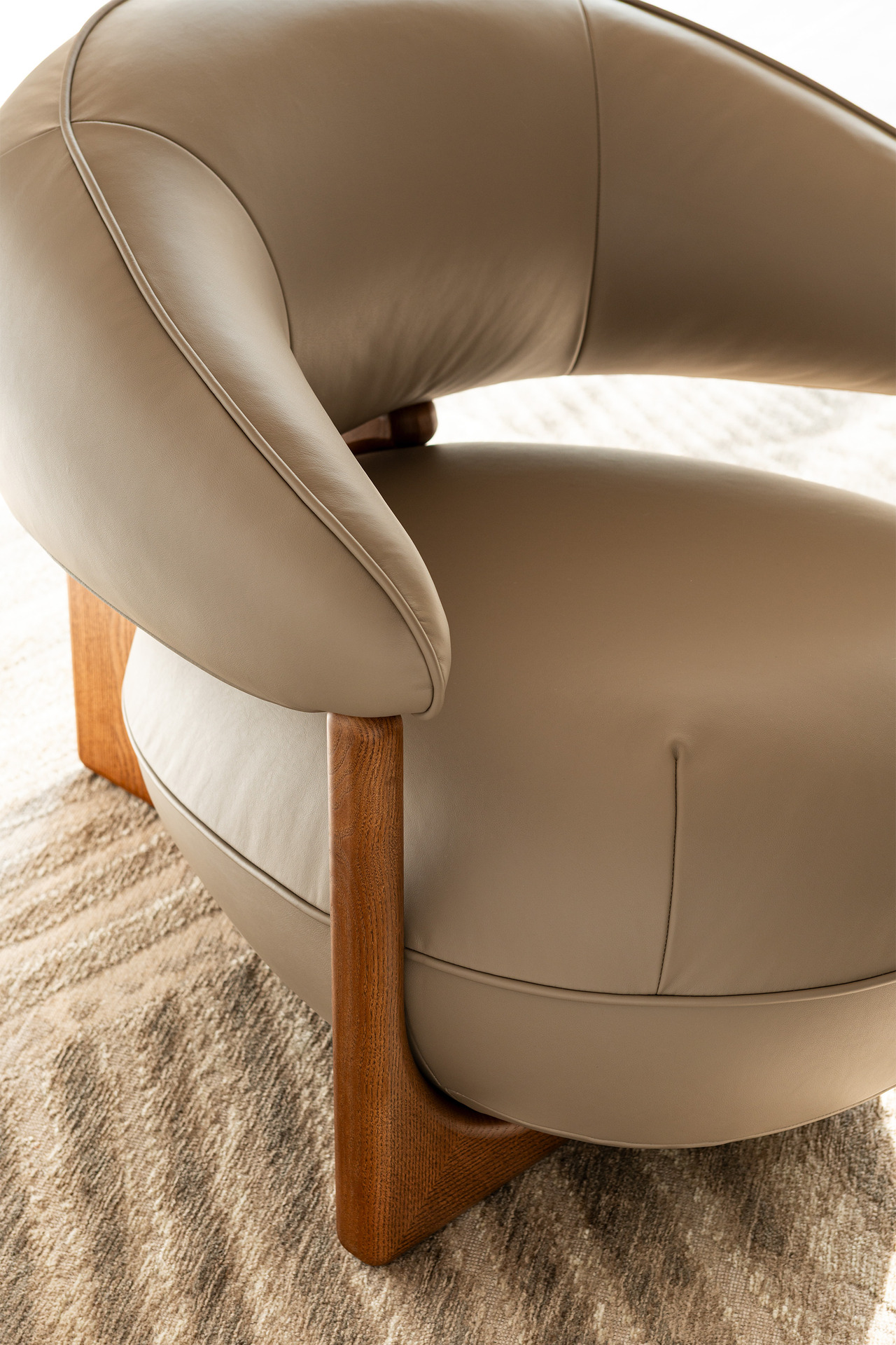 Cattelan Italia Ruby Lounge Armchair, view 3