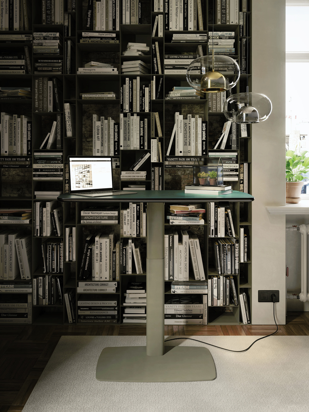 Cattelan Italia Runner Leather Desk, view 4