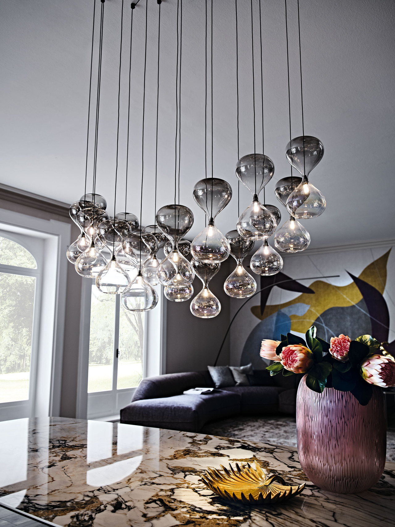 Cattelan Italia Sablier Ceiling Light, view 2