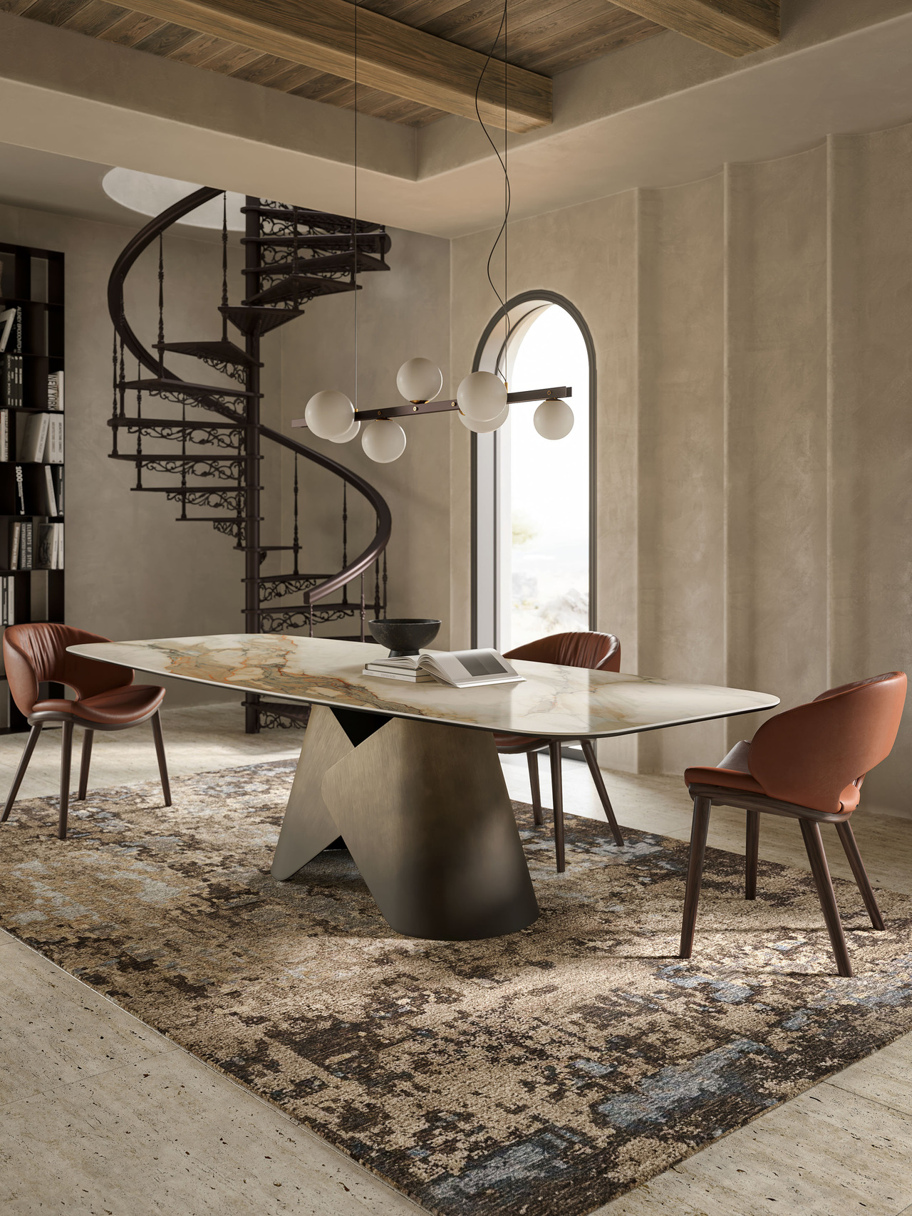 Cattelan Italia Scott Keramik Dining Table, view 3