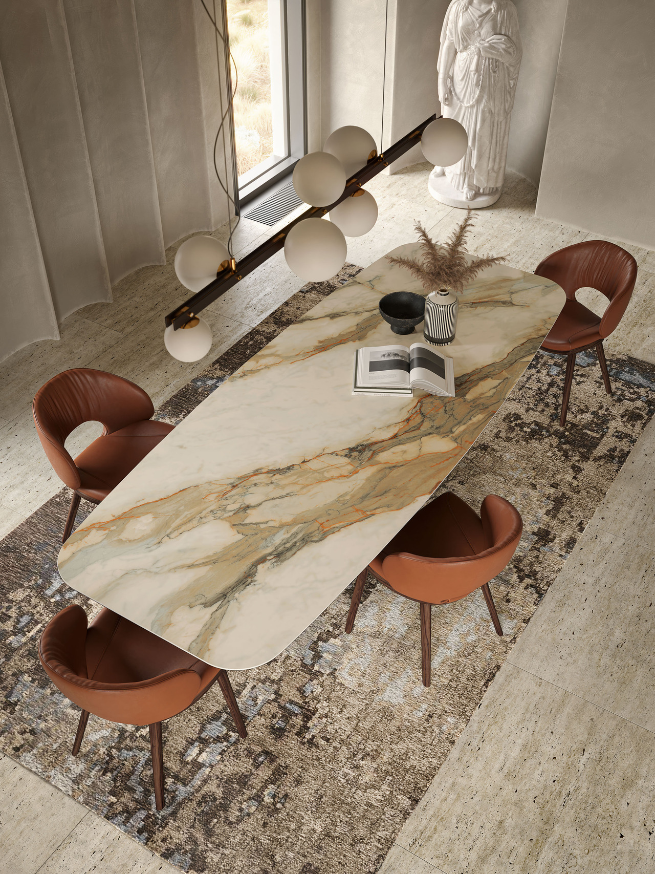 Cattelan Italia Scott Keramik Dining Table, view 4