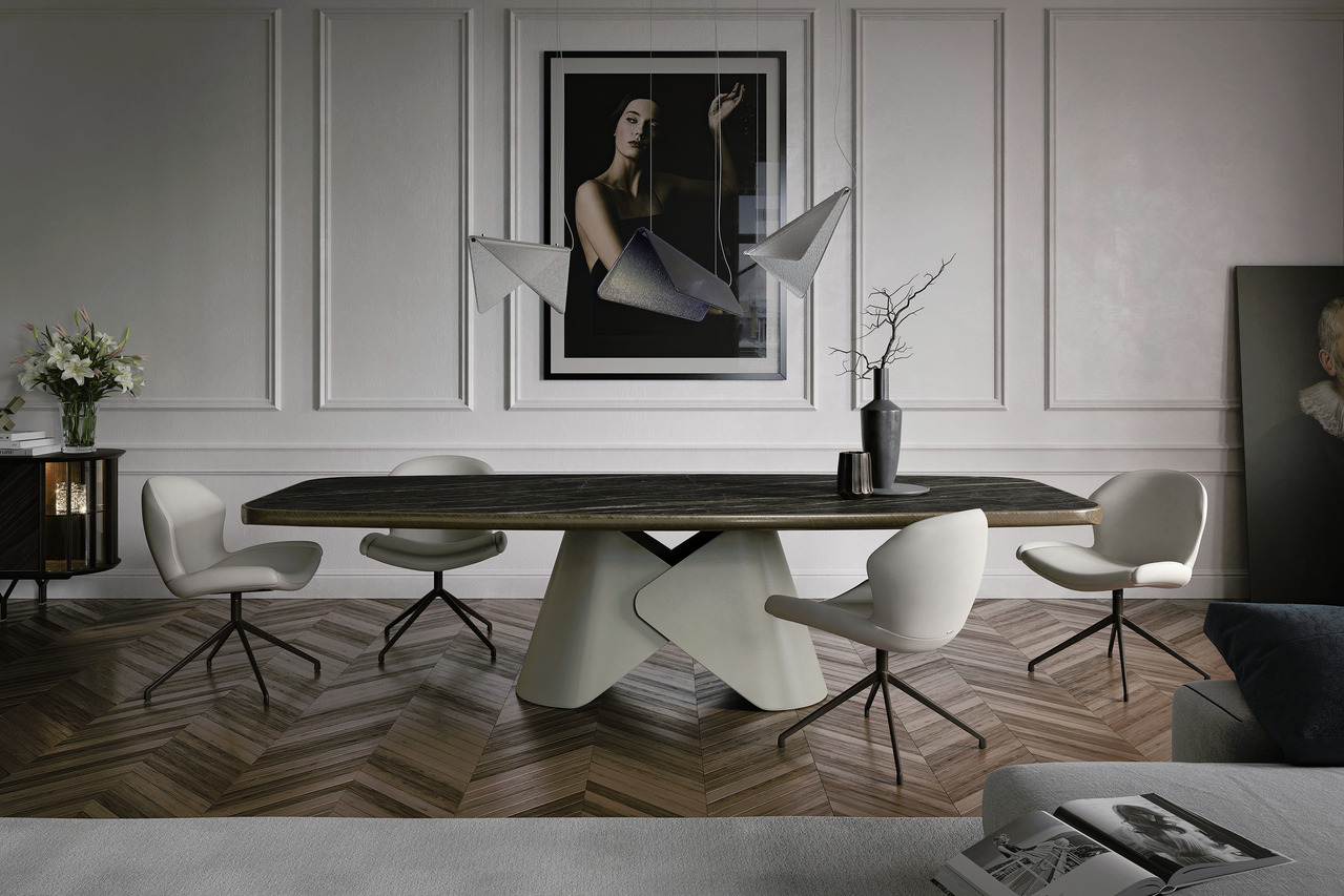 Cattelan Italia Scott Keramik Premium Dining Table, view 2