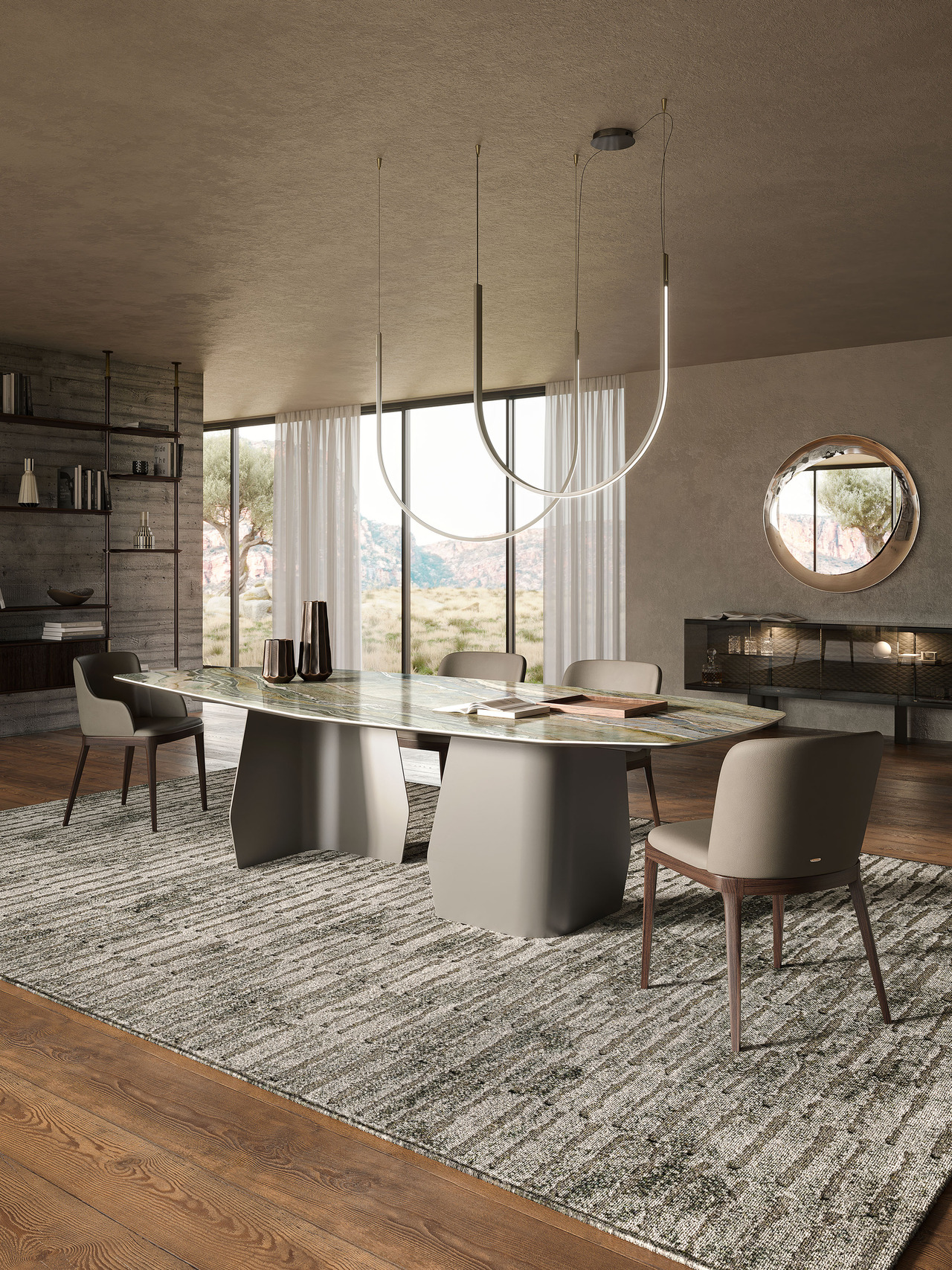 Cattelan Italia Senator Keramik Table, view 2