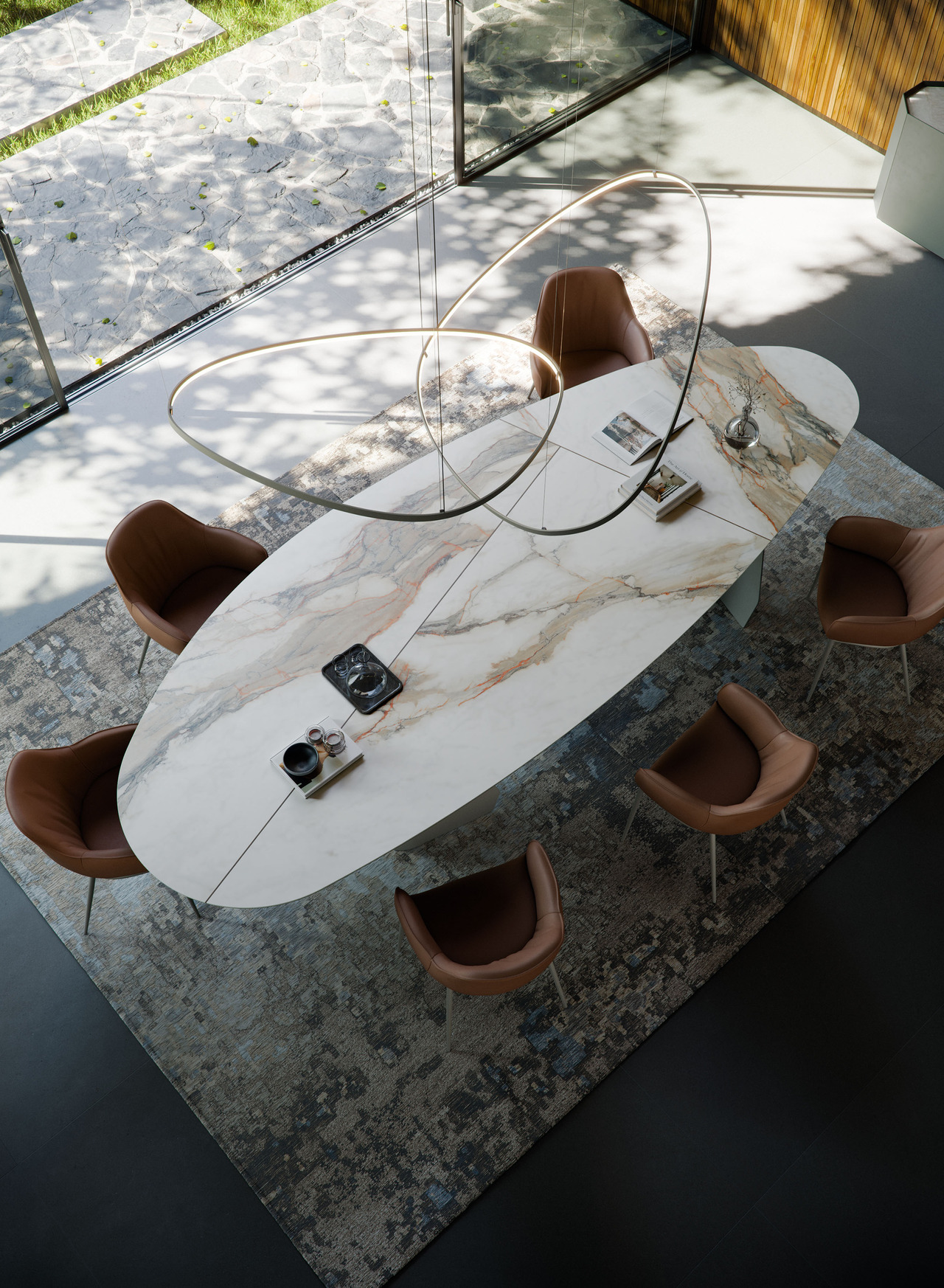 Cattelan Italia Senator Keramik Magnum Table, view 3