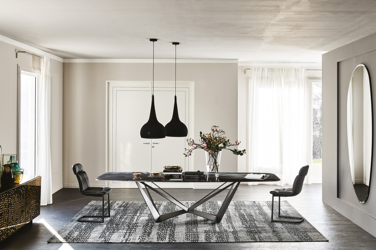 Cattelan Italia Skorpio Crystalart Table, view 3