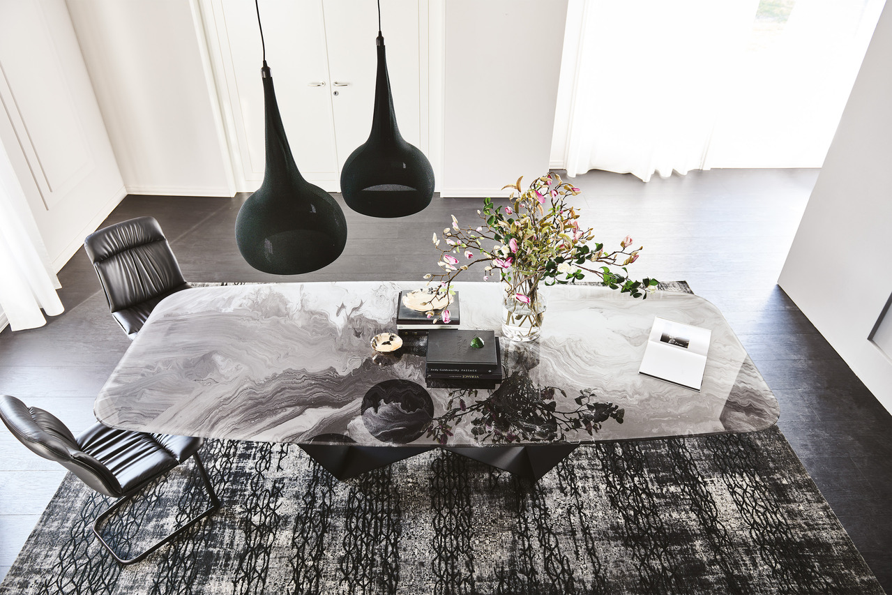 Cattelan Italia Skorpio Crystalart Table, view 4