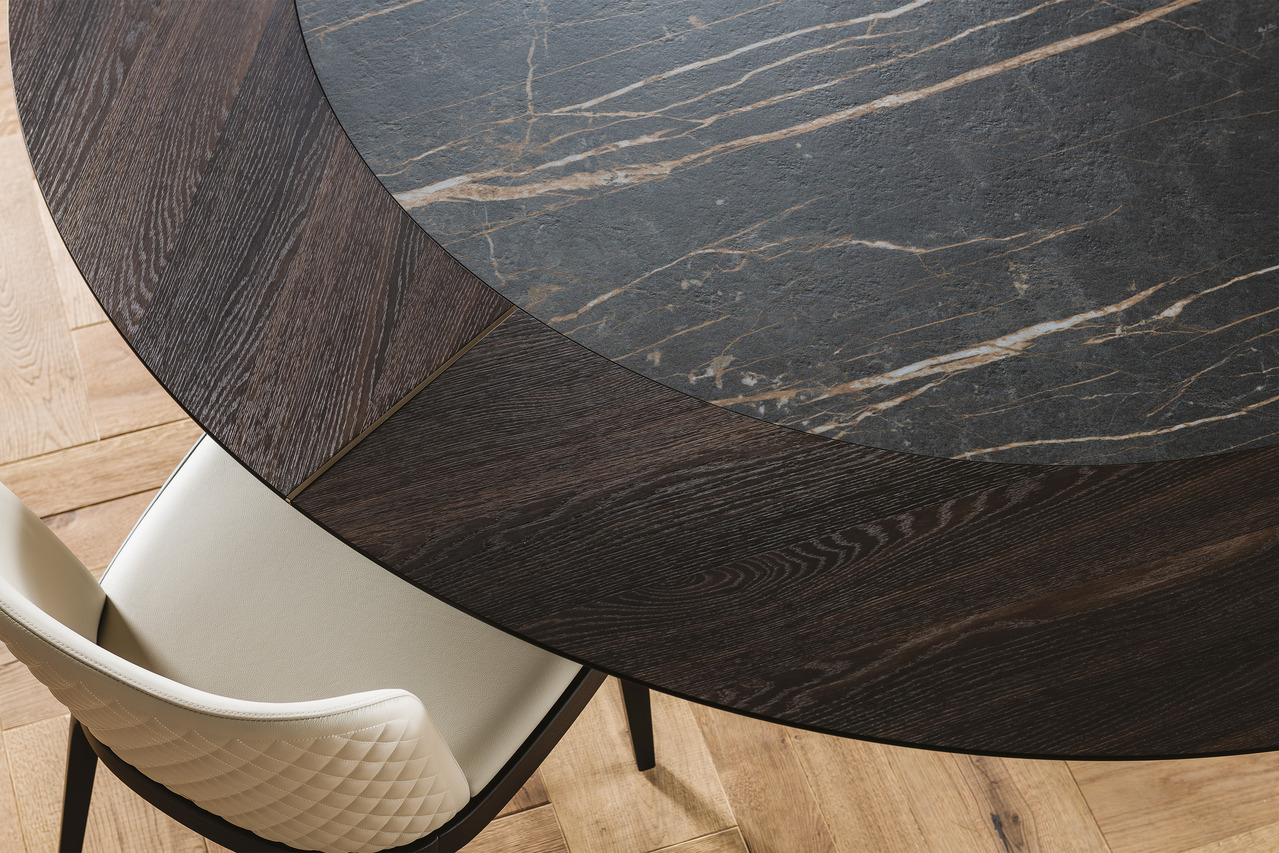 Cattelan Italia Skorpio Ker-Wood Round Table, view 4