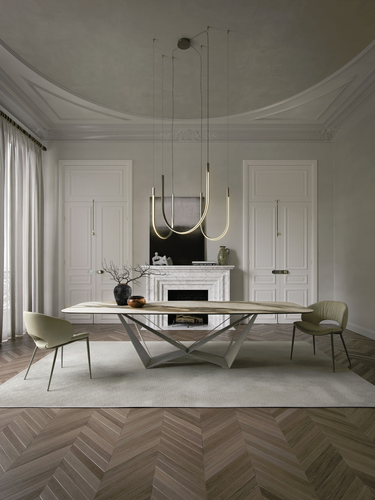 Cattelan Italia Skorpio Keramik Table, view 2