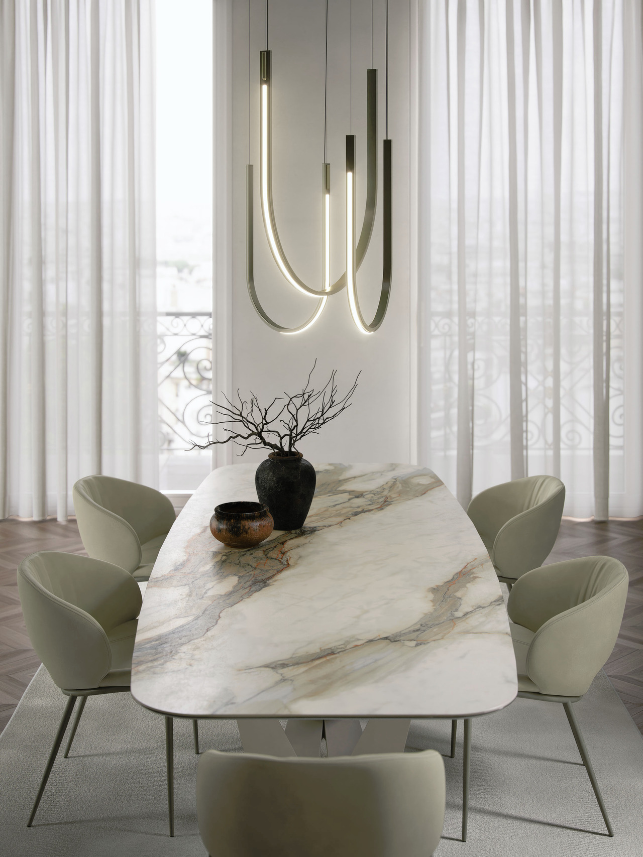 Cattelan Italia Skorpio Keramik Table, view 4