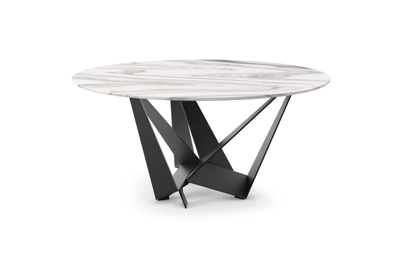 Cattelan Italia Skorpio Marble Round Table, view 4