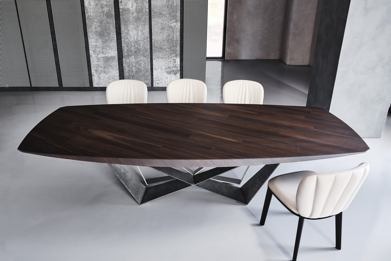 Cattelan Italia Skorpio Wood Table, view 3